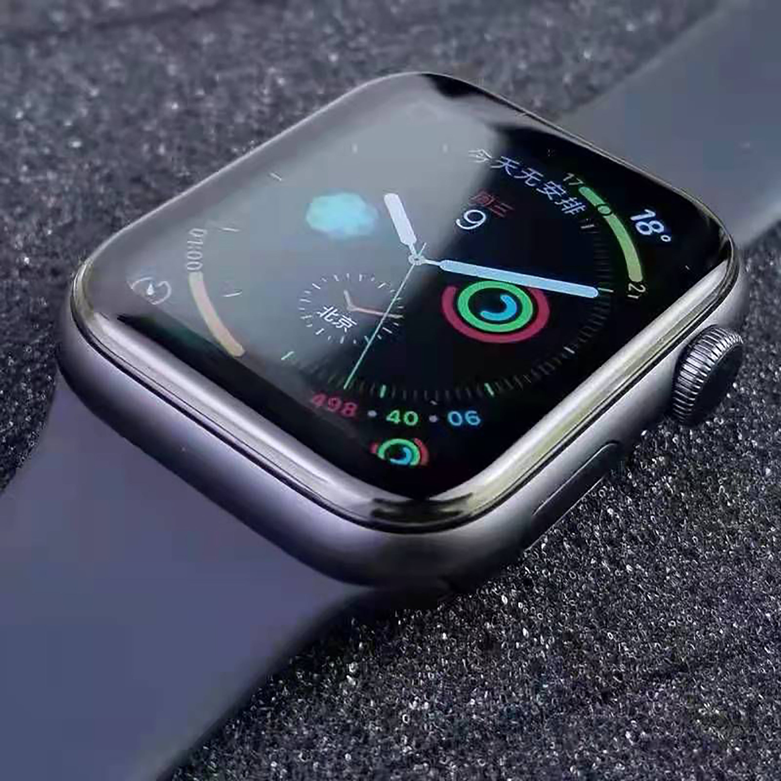 Apple Watch uyumlu, Ekran Koruyucu Cam Darbe Şok Koruma