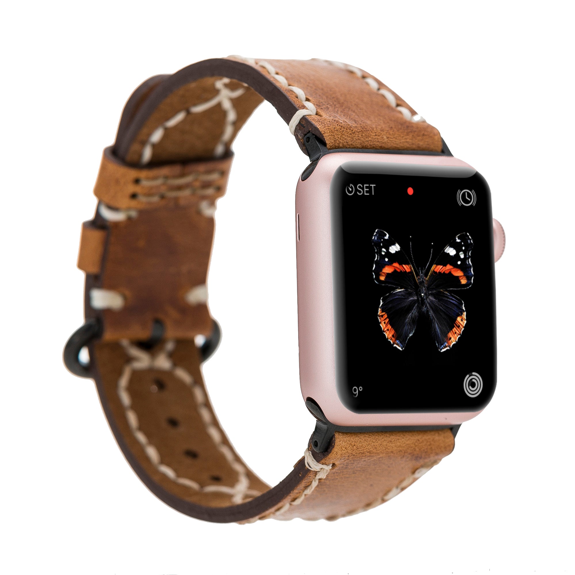 Apple Watch uyumlu, Hakiki Deri, El Yapımı Kordon, DIAN V18