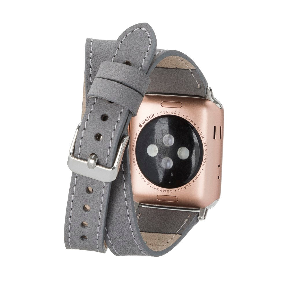 Apple Watch Uyumlu Deri Kordon Slim DTQUARST9