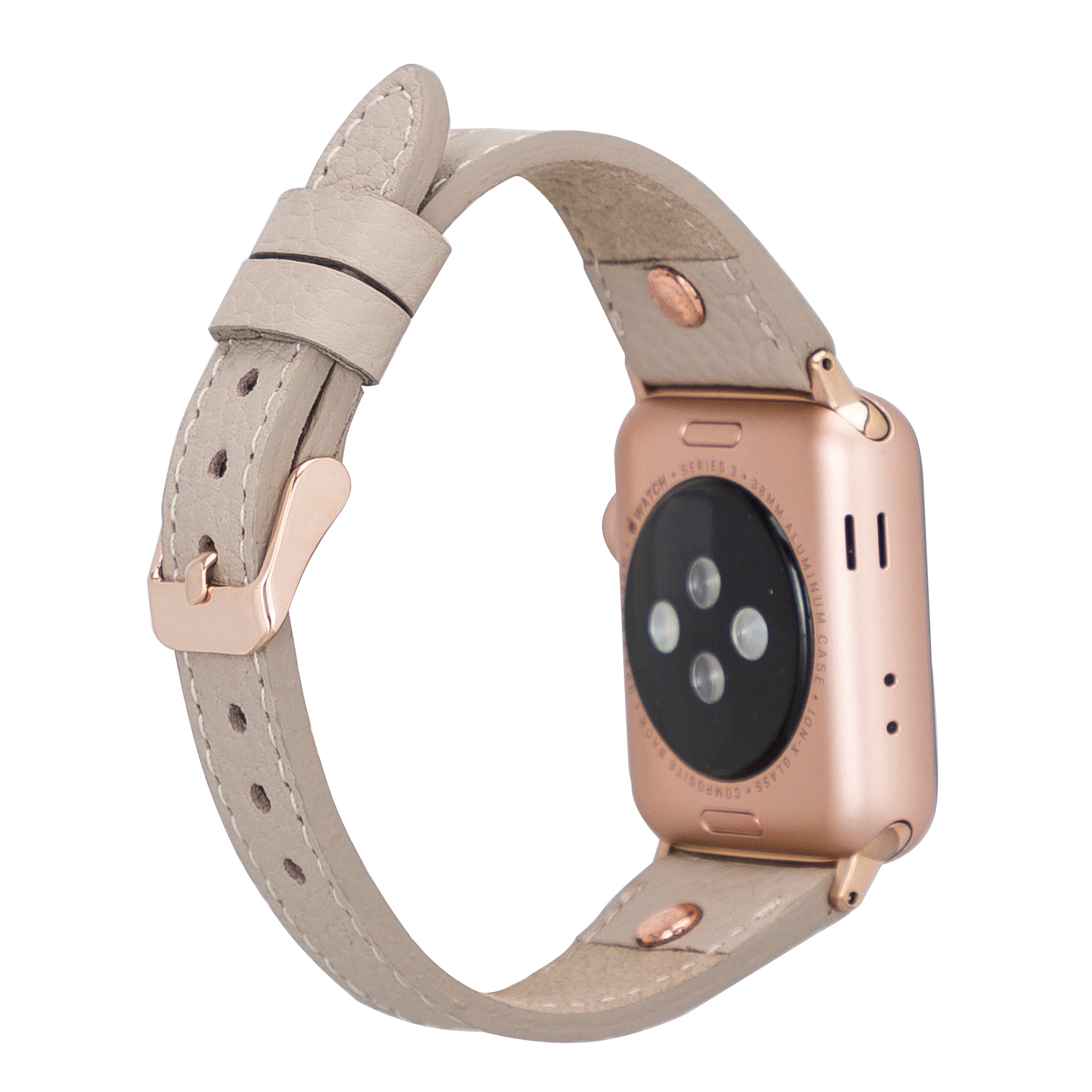 Apple Watch uyumlu, Hakiki Deri, El Yapımı Kordon, Slim RGTR ERC3