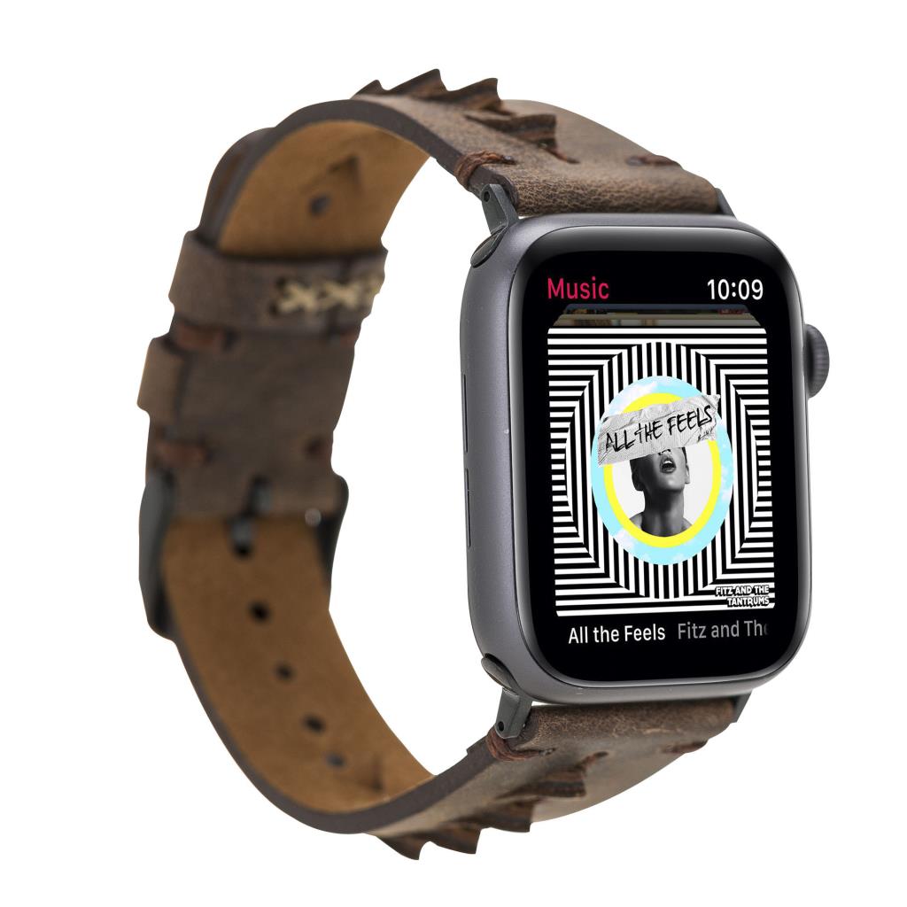 Apple Watch Uyumlu Deri Kordon G6 Boras