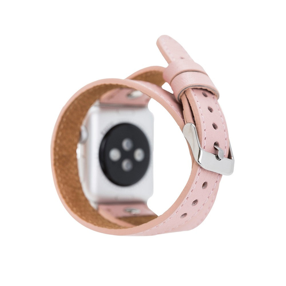 Apple Watch uyumlu, Hakiki Deri, El Yapımı Kordon, Slim DTST NU2