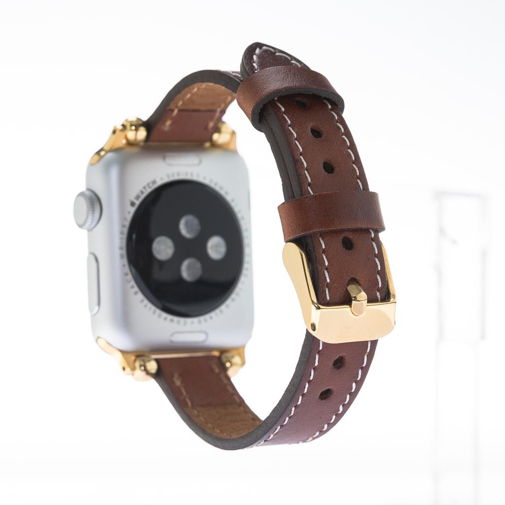 Apple Watch Uyumlu Deri Kordon Slim RST2EF