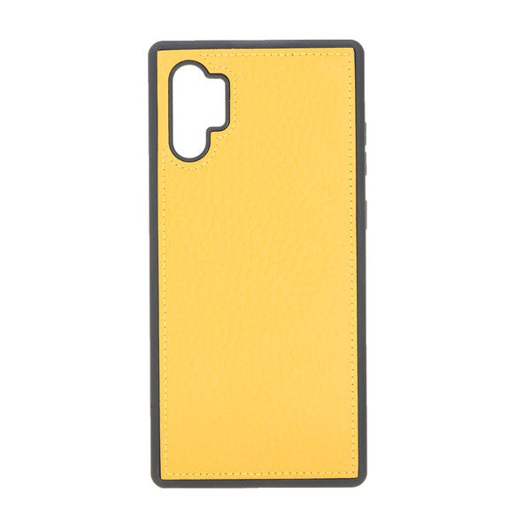 Samsung Galaxy Note 10 Plus Uyumlu Deri Cüzdanlı Kılıf FL12 Sarı